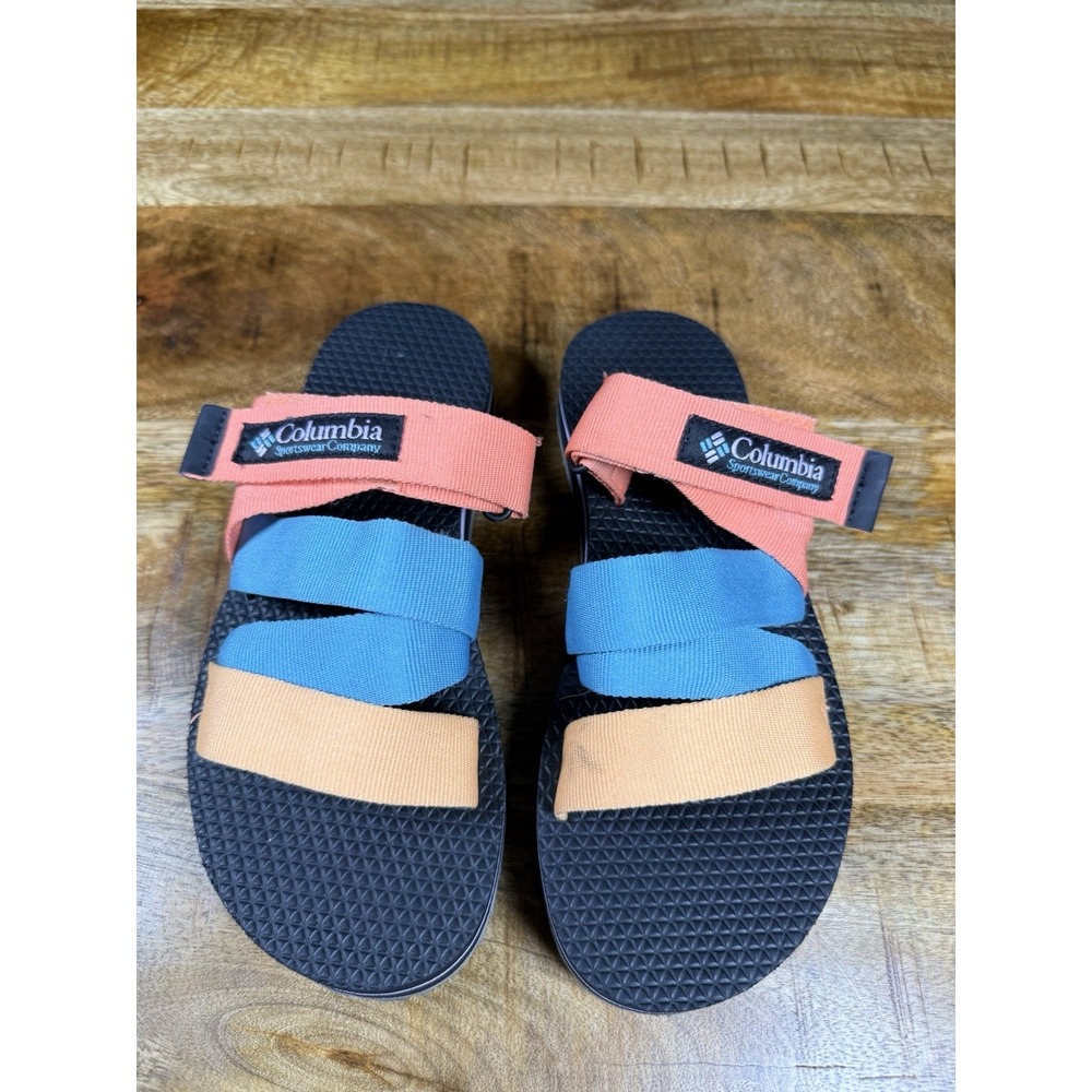 Columbia Alava Slide Sandals Womens 6 Multicolor Adjustable Sport Comfort EU37